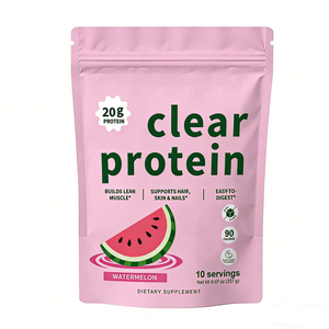 Proteína de Suero de Leche Sin Azúcar OEM, Sabor Fresa y Sandía, Proteína Transparente en Polvo, Apoya el Desarrollo Muscular Magro y Aumento de Masa Muscular - Product Image 1