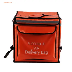 Toptan büyük boy su geçirmez üst açılış teslimat sırt çantası gıda teslimat çantası - Product Image 2