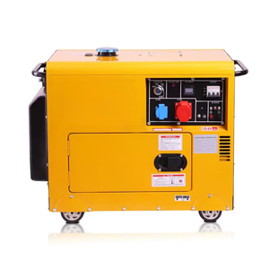 Sistema de Refrigeración por Aire de 6KW, Grupos Electrógenos Diésel Silenciosos, Monofásicos y Trifásicos de 5KW, 5.5KW, 7KW, con ATS Opcional - Product Image 4