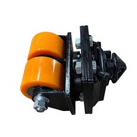Roues pivotantes en acier pour conteneurs ISO de 4/5/6/8/10/12 pouces avec verrouillage par torsion et freins, durables