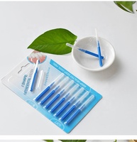 Brosse interdentaire en forme de I, 8 pièces, pour soins bucco-dentaires, prix d'usine