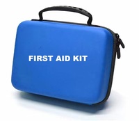 Estuche Rígido Peli Azul, Impermeable, Aprobado por la CE, para Deportes de Supervivencia al Aire Libre, Fútbol, Kit de Emergencia Completo, Primeros Auxilios