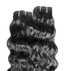 Factory Wholesale High Quality 100% Virgin Indian Remy Loose Wave Raw Hair Extensions Natural Hair Extension <b>Machine</b> Double Weft - Product Image 1
