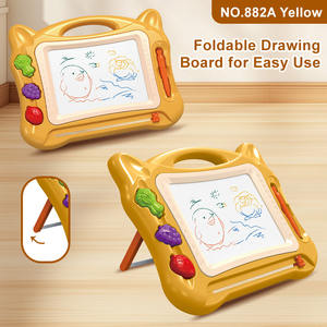 กระดาน<span class=keywords><strong>วาด</strong></span>ภาพแม่เหล็กการ์ตูนแบบกำหนดเองสำหรับเด็ก พร้อมขาตั้งแบบแสตมป์ ทำจากพลาสติก ABS ของเล่นวาด<span class=keywords><strong>ภาพ</strong></span>อเนกประสงค์สำหรับเด็ก - Product Image 5