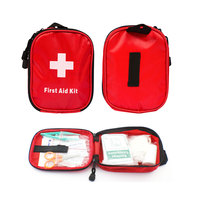 Mini Bolsa de Viaje, Botiquín de Primeros Auxilios para el Hogar, Kit de Emergencia para Supervivencia al Aire Libre, para Deportes, Oficina, Senderismo, Escalada, Camping