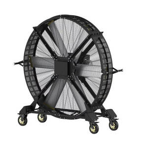 Ventilador de Tambor de Alta Potencia, Directo de Fábrica, Bajo Nivel de Ruido, 7 pies (2 m), Ventilador Industrial Grande y Móvil, Ventilador Portátil de Gran Volumen de Aire para Exteriores - Product Image 4