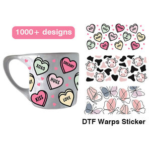 Vinilos UV-DTF Personalizados al por Mayor con Diseños de Halloween y Navidad para Vasos, Adhesivos UVDTF, Transferencias UV DTF para Tazas - Product Image 5