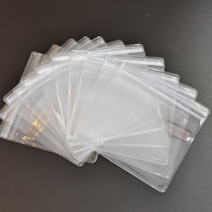 Bolsa de embalaje de plástico con accesorios de PVC personalizados de alta calidad con cremallera para joyería, bolsa de joyería Ziplock - Product Image 2