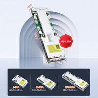 BMS inteligente de iones de sodio con interruptor/LCD, TDT, 6S, 7S, 8S, 9S, 10S, 11S, 12S, 16S, 17S, 24V, 36V, 48V, 80A, 100A, 120A, Lifepo4/BT/RS485