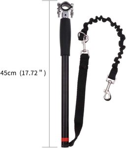 KingHon in acciaio inox sicurezza mani libere bici retrattile Bungee <span class=keywords><strong>Bike</strong></span> cane guinzaglio per cani da compagnia esercizio all'aperto - Product Image 3