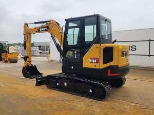 Mini excavadoras originales SANY SY55U para la industria minera 5 toneladas SY55U Motor de gran potencia en buenas condiciones - Product Image 4