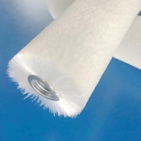Arbre en acier inoxydable, poils de nylon, 1 pièce, rouleau de brosse à ressort en spirale pour le polissage, ressorts à brosse en carbone