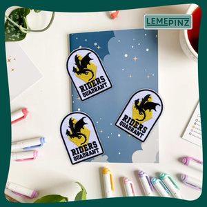 Patch brodé Riders Quadrant de 3 pouces à thermocoller pour chapeaux, vêtements, sacs à dos, jeans, couture DIY - Product Image 2