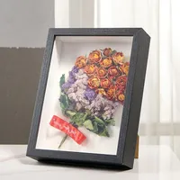 Marco de Fotos 3D Personalizado, Negro, Blanco, Madera, 3CM 5CM de Profundidad, 8x8 8x10 10x10 12x12 pulgadas, A3 A4, Caja de Sombra 3D, Arte de Pared, Marco de Fotos 3D de Hierro