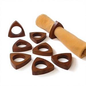 Porta Servilletas de Madera Hecho a Mano para Mesa de Comedor, Cocina, Restaurante y Decoración del Hogar - Product Image 1