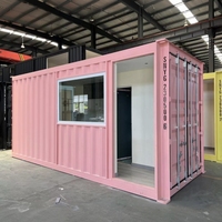 Maison préfabriquée moderne en conteneur 20 pieds 40 pieds, villa de luxe, bureau, hôtel, appartement, structure en acier sur mesure, durée de vie 50 ans