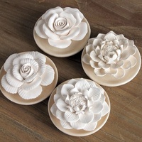 Huile essentielle de parfum de fleur en céramique européenne pétrie à la main diffuseur d'essence de fleur d'aromathérapie artisanat de décoration intérieure écologique