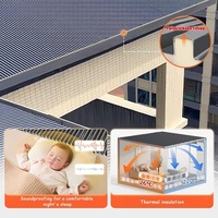 Panneau de toiture sandwich en aluminium au design moderne pour entrepôts, maisons préfabriquées, chambres froides extérieures - Isolation thermique, étanche