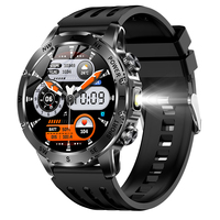 Montre connectée AK92 pour homme, écran 1,53 pouces, appels Bluetooth, batterie 800 mAh, étanchéité IPX8, moniteur de fréquence cardiaque, SpO2, tension artérielle, suivi d'activité physique, directement de l'usine
