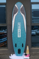 Planche de SUP gonflable Fly Eagle 11' unisexe en PVC, portable et légère (12,5 kg), pour le paddle surf et le paddleboarding en mer, avec accessoires inclus.