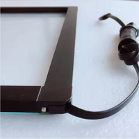 Cadre tactile IR à lunette mince avec une grande durabilité et des angles de vision larges pour les écrans de vente au détail et d'accueil