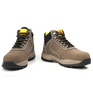 OEM S3 Nuevos zapatos de seguridad con punta de acero para hombres de cuero en línea Botas de trabajo para hombres Botas DE SEGURIDAD marrones para la construcción Calzado de seguridad - Product Image 6