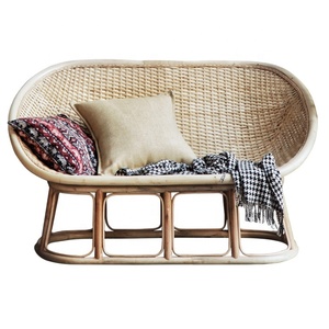 Muebles de mimbre natural para jardín al aire libre contemporáneo para sala de estar, comedor, <span class=keywords><strong>Hotel</strong></span>, dormitorio, juego de sofá de conversación - Product Image 1