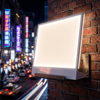 Boîte à lumière LED sans fil rechargeable A3/A4, cadre en alliage d'aluminium, 2000 lumens - Panneaux de menus de table pour restaurants, cafés, services de restauration