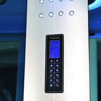 Cabine de douche en verre de luxe PTB, douche intégrée coulissante, salle de vapeur, douche en verre, enceinte de douche