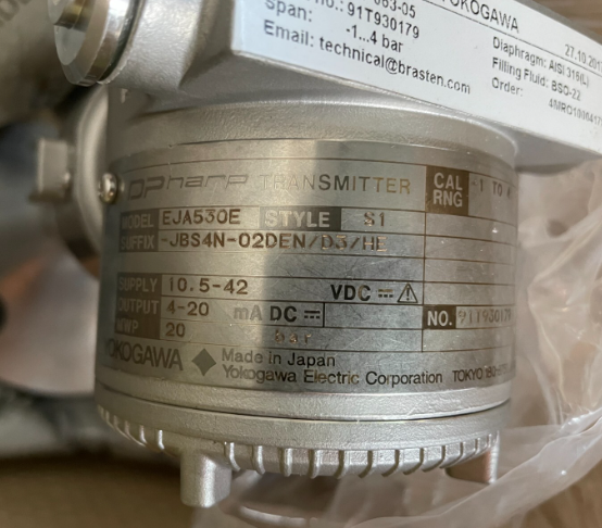 Honeywell EJA530E-JBS4N-012EL/NS11 Stainless Steel Pressure Transmitter IP67 Rated for Industrial Automation Equipment Made USA