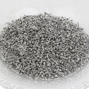 Винтажные латунные 10 мм декоративные ногти для рукоделия декоративные гвозди полированные декоративные обивки ногти в стиле арт-деко металлические шпильки - Product Image 4