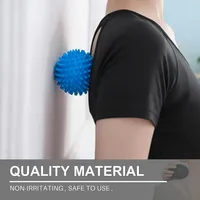 Ballons de massage à picots en PVC durables, personnalisables, multi-tailles, pour le yoga, le fitness, le soulagement des pieds, du dos, des épaules et des jambes, usage commercial