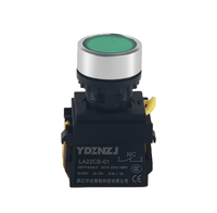 LA38 24V Interrupteurs à bouton-poussoir en plastique illuminé personnalisé 22mm Conception modulaire de blocs