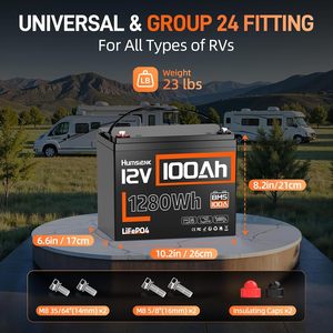 Pin lưu trữ năng lượng mặt trời 12.8V 12AH Lead-to-Lithium LiFePO4 thương hiệu GINZA, 2000 chu kỳ, pin Lithium trạng thái rắn, chu kỳ sâu - Product Image 3