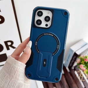 เคสโทรศัพท์แม่เหล็กอเนกประสงค์รุ่นใหม่สำหรับ iPhone 11 12 13 14 15 16 Pro Max พร้อมที่ยึดแบบซ่อน อุปกรณ์เสริมโทรศัพท์ - Product Image 5