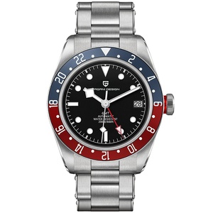 PAGANI DESIGN Nuevo Reloj de Pulsera Mecánico GMT para Hombre de Lujo Automático con Cristal de Zafiro Acero Impermeable de Buceo Reloj Hombre 1706 - Product Image 1