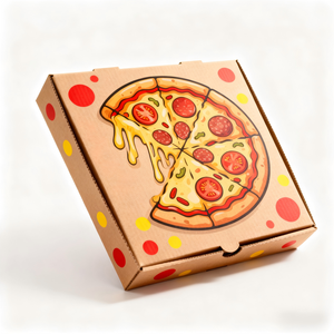 एकीकृत प्लेटों के साथ सभी आकार के पिज्जा बॉक्स के कस्टम निर्माता, भंडारण कंटेनर में परिवर्तित - Product Image 2