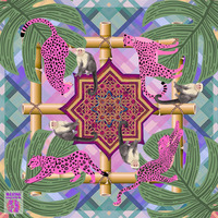 Tapis de jeu de mahjong coloré à motif lanterne chinoise 31,5"x31,5" pliable, antidérapant, insonorisant, avec rayures vert clair