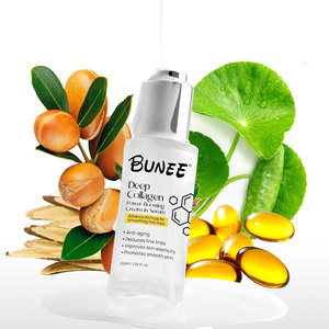 Creme de Colágeno Vegano Natural de Dupla Textura OEM ODM em Sérum, Conjunto de Cuidados com a Pele para Preenchimento de Rugas e Aumento da Elasticidade - Product Image 3