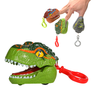 ของเล่นไดโนเสาร์แบบดึงกลับได้ <span class=keywords><strong>OCEANTOYS</strong></span> ของเล่นพลาสติกกัดนิ้วขนาดเล็ก ตลกๆ สำหรับเด็ก - Product Image 1