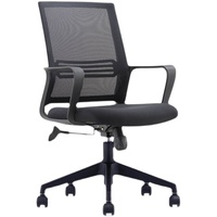 Chaise de bureau, tabouret de bureau, chaise pour personnel, chaise en maille simple, moderne, minimaliste, réglable, ergonomique, pivotante, avec accoudoirs