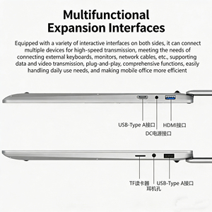 Portátil Nuevo con Pantalla Táctil IPS <span class=keywords><strong>de</strong></span> 14 Pulgadas, Intel N95, Windows 11, Enchufe <span class=keywords><strong>para</strong></span> EE. UU./UE, <span class=keywords><strong>para</strong></span> Uso Comercial y Doméstico - Product Image 5