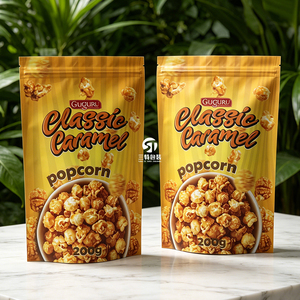 Custom Popcorn <b>Packaging</b> <b>Bags</b> Moisture Proof Stand Up Pouch with Zipper Aluminum Foil Food <b>Packaging</b> <b>Bag</b> - Product Image 3