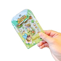 Pegatinas de Burbujas Epoxi con Dibujos Animados de Niños, Familias, Cachorros, Flores y Estrellas, Transparentes, 3D, Brillantes, para Decorar Diarios, Teléfonos, Tazas y Manualidades
