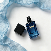 Flacon de parfum vide en verre carré classique de luxe de haute qualité avec pulvérisateur à pompe sérigraphié 30ml/100ml Design unique