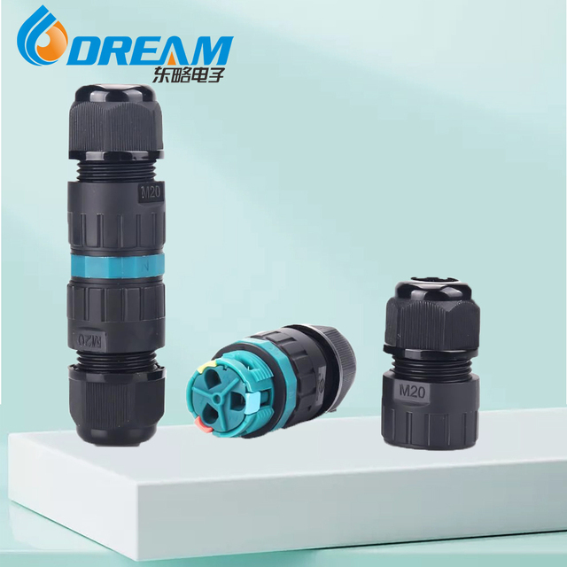 DREAM START  Electrical Junction Box  New 2/1pc Ip68 Waterproof Joint Wire Quick Connection Connector 2/3 Pin Solder