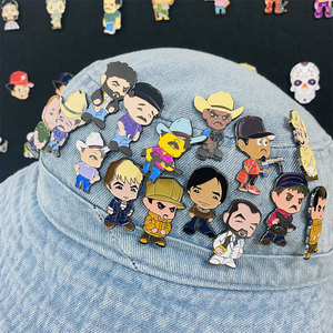 Pin Personalizado de Metal para <span class=keywords><strong>Sombrero</strong></span> de Vaquero, Insignia de Cultura Urbana, Broche JGL de Esmalte Suave, Pin para Gorra de Camionero - Product Image 4