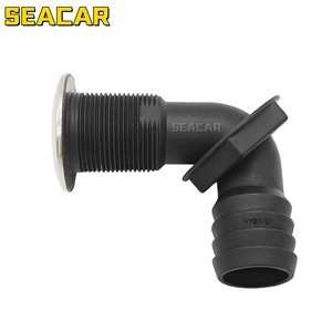 Raccord de vidange coudé en nylon et acier inoxydable Seacar 38 mm pour matériel de bateau marin - Product Image 5
