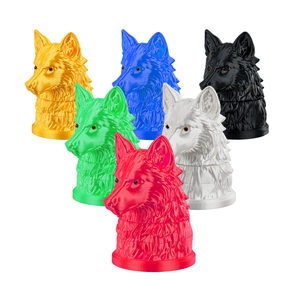 Broyeur manuel en plastique à 3 couches en forme de tête de loup 3D, accessoire de fumage, distributeur de stockage 70x105mm - Product Image 5