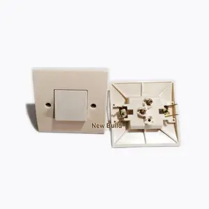 EU Type Home Hotel Single Gang Wall Switches 13A 16A Wall Switches And Sockets Electrical EU Wall Receptacle